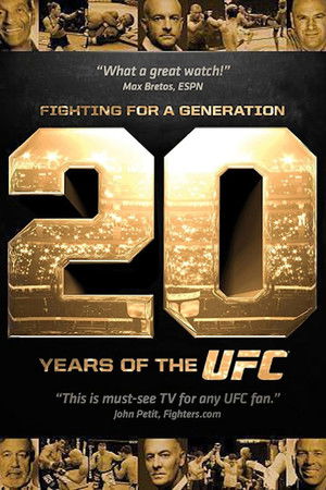 Fighting for a Generation: 20 Years of the UFC Poster