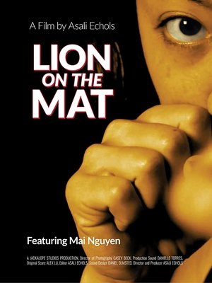 Lion on the Mat Poster